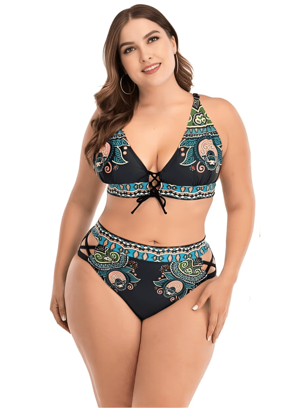 Women's Plus Size Bikini Sets -, Swimwear , Drestiny , 4XL, Australia, Bikinis, Black, Canada, FR, Green, L, New Zealand, United Kingdom, United States, White, XL, XXL, XXXL , Drestiny , www.shopdrestiny.com