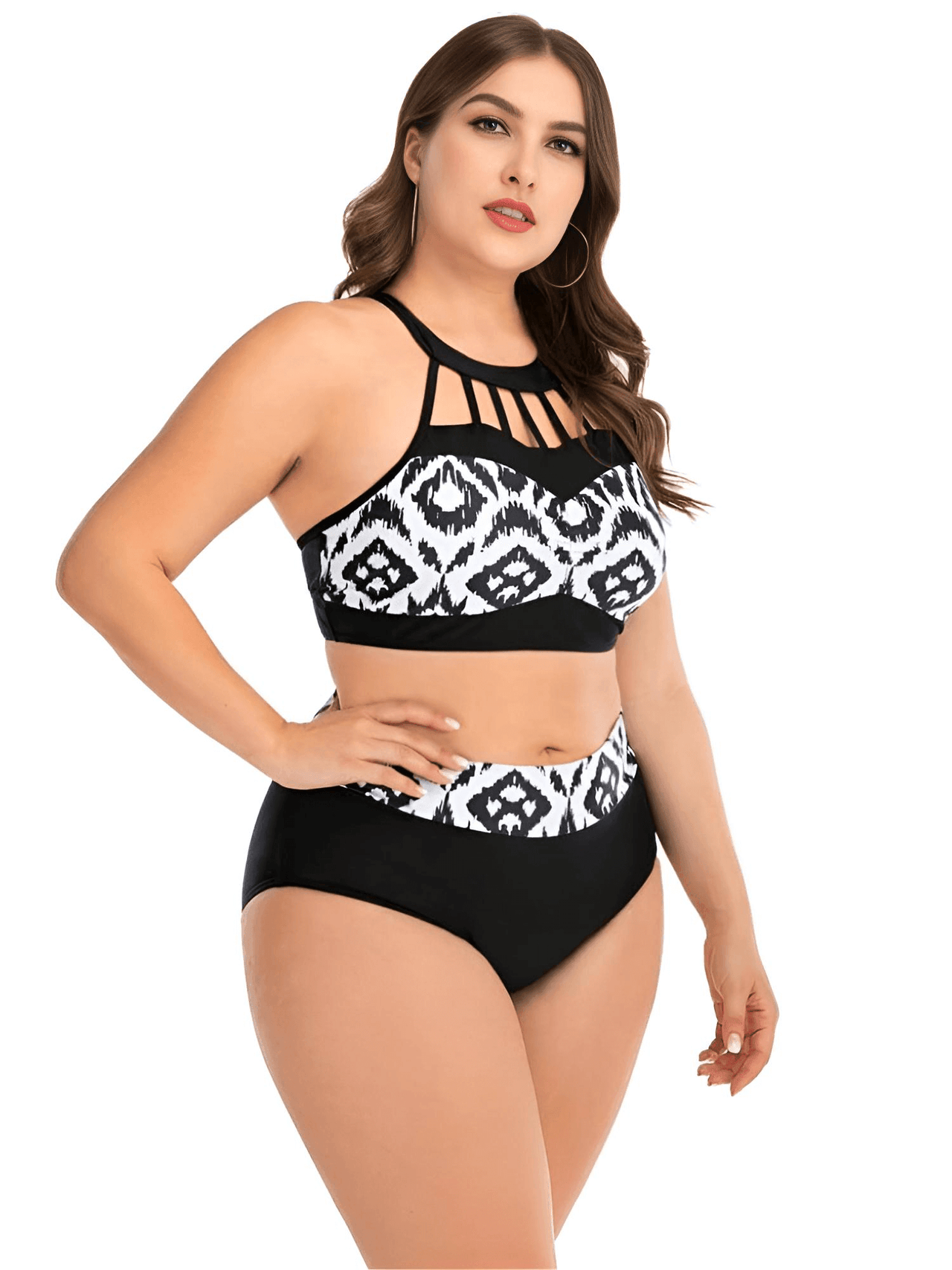 Women's Plus Size Bikini Sets -, Swimwear , Drestiny , 4XL, Australia, Bikinis, Black, Canada, FR, Green, L, New Zealand, United Kingdom, United States, White, XL, XXL, XXXL , Drestiny , www.shopdrestiny.com