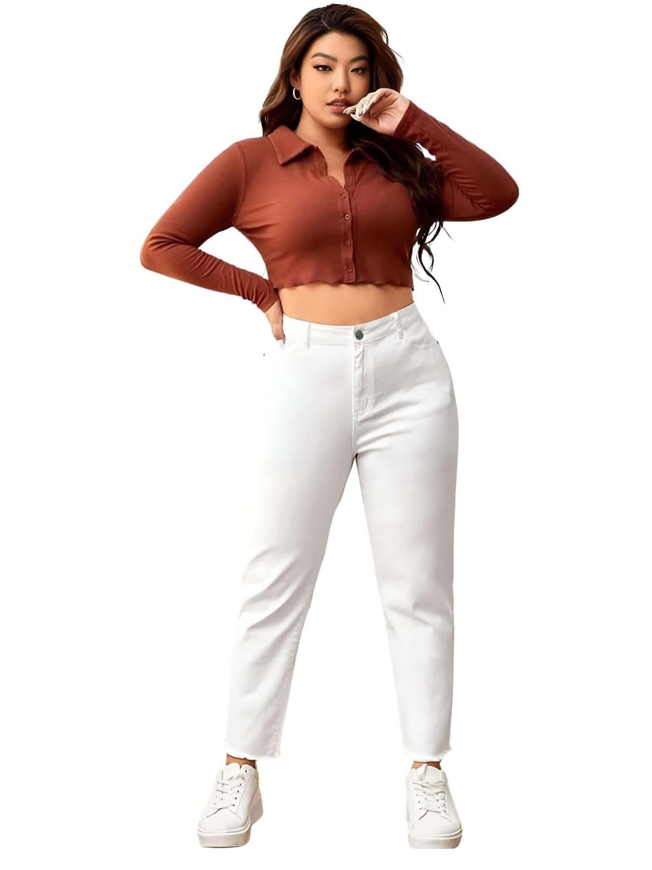 Women's Plus Size White Jeans - Up to 8XL! -, Jeans , Drestiny , 4XL, 5XL, 7XL, 8XL, Australia, Canada, Casual Pants, Jeans, New Zealand, United Kingdom, United States, White, XL, XXL, XXXL , Drestiny , www.shopdrestiny.com