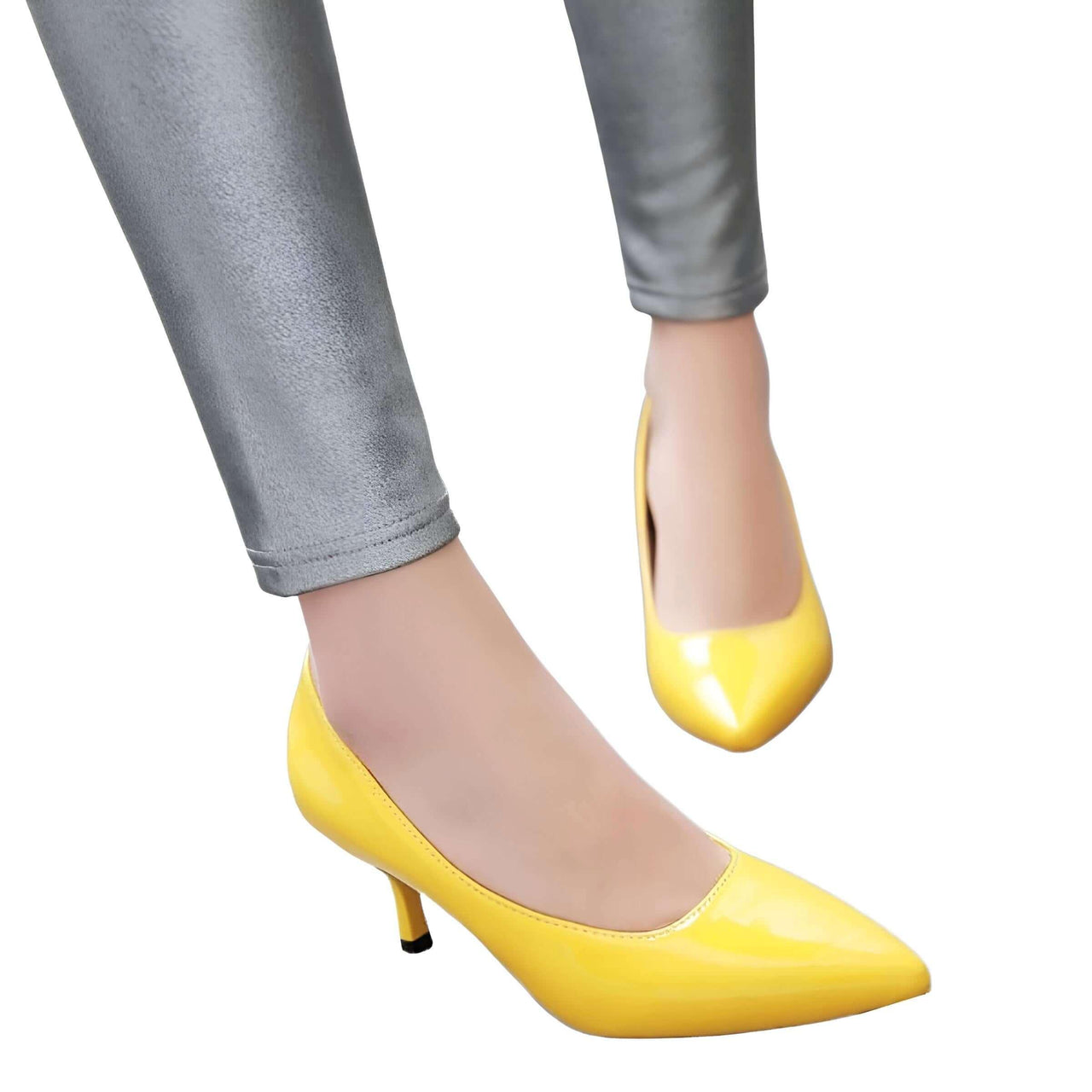 Women's Pointed Toe Pumps - Available in Large Sizes! -, Pumps , Drestiny , 10, 11, 12, 13, 13.5, 14, 15, 4.5, 5.5, 6, 7, 8, 8.5, 9.5, Australia, Black, Canada, Heels, Light Blue, Mint Green, New Zealand, Nude, Pink, Pumps, Red, United Kingdom, United States, Yellow , Drestiny , www.shopdrestiny.com