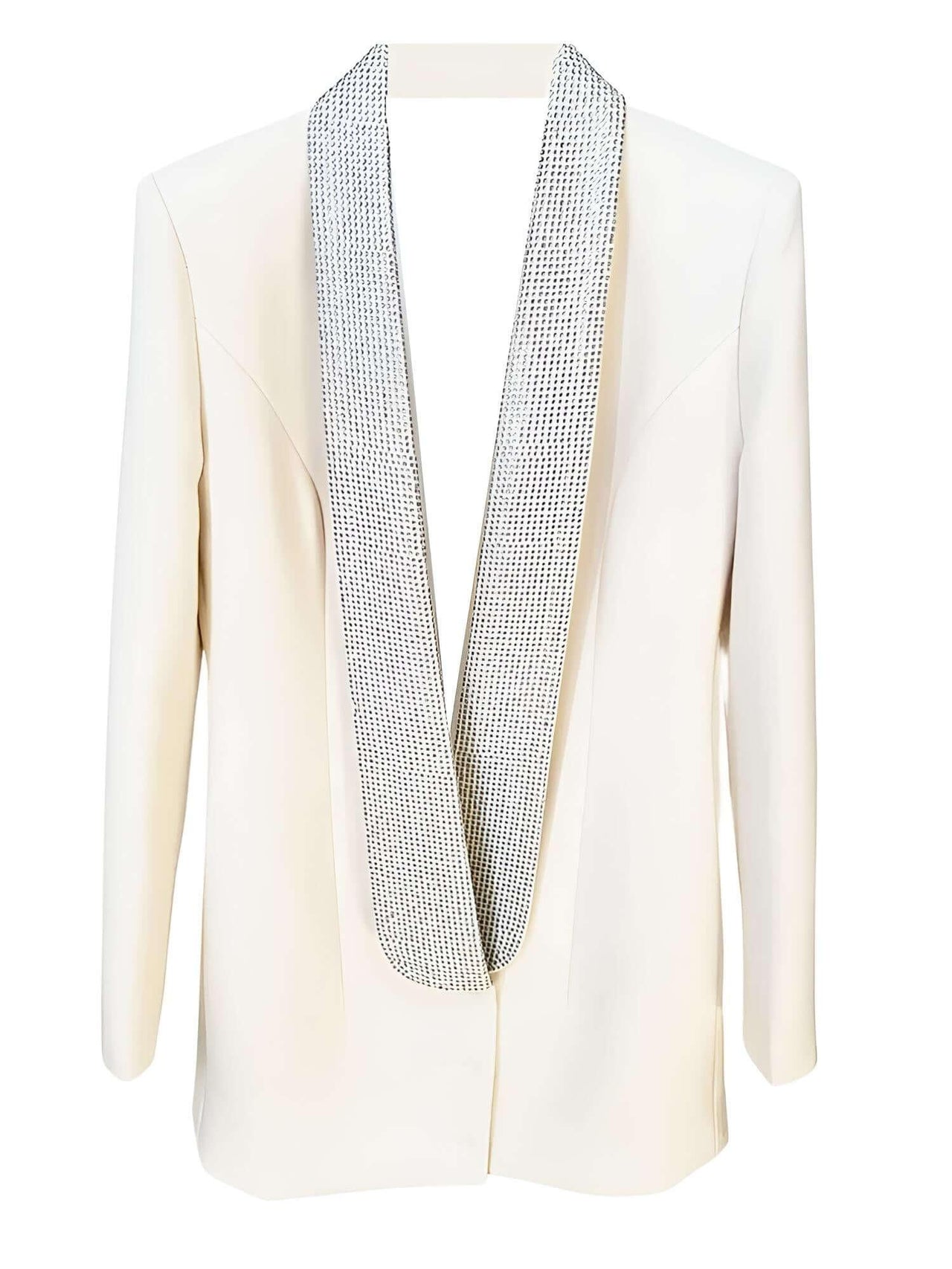 Women's Rhinestone Blazer - Backless & In 3 Colors! -, Blazers , Drestiny , Australia, Black, Blazers, Canada, Jackets, L, M, New Zealand, Off White, Pink, S, United Kingdom, United States, XL, XXL , Drestiny , www.shopdrestiny.com