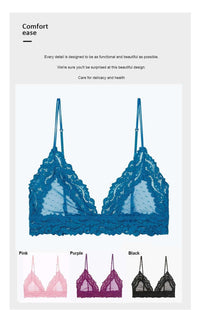 Thumbnail for Women's Sexy Wireless Lace Bra -, Bras , Drestiny , Australia, Black, Blue, Bras, Canada, Gender_Women, L, M, New Zealand, Pink, Purple, S, United Kingdom, United States, White, XL , Drestiny , www.shopdrestiny.com