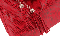 Thumbnail for Women's Snake Print Handbag -, Purses , Drestiny , Black, FR, Gold, Handbags, Red, Silver, United Kingdom, United States , Drestiny , www.shopdrestiny.com