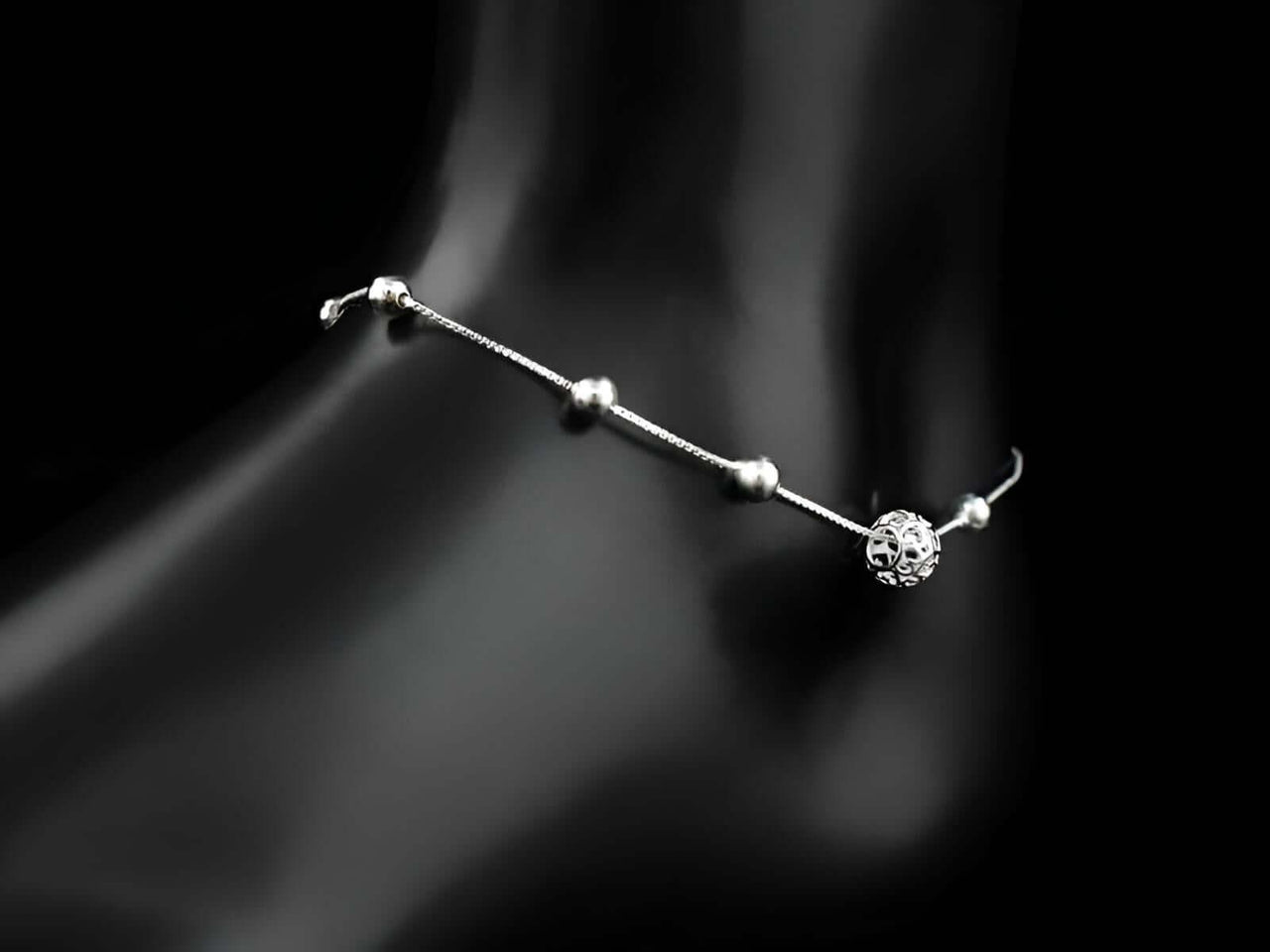 Women's Sterling Silver Anklet Chain -, Anklet , Drestiny , Anklets, Australia, Bracelets, Canada, FR, Gender_Women, New Zealand, Silver, United Kingdom, United States , Drestiny , www.shopdrestiny.com