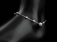 Thumbnail for Women's Sterling Silver Anklet Chain -, Anklet , Drestiny , Anklets, Australia, Bracelets, Canada, FR, Gender_Women, New Zealand, Silver, United Kingdom, United States , Drestiny , www.shopdrestiny.com