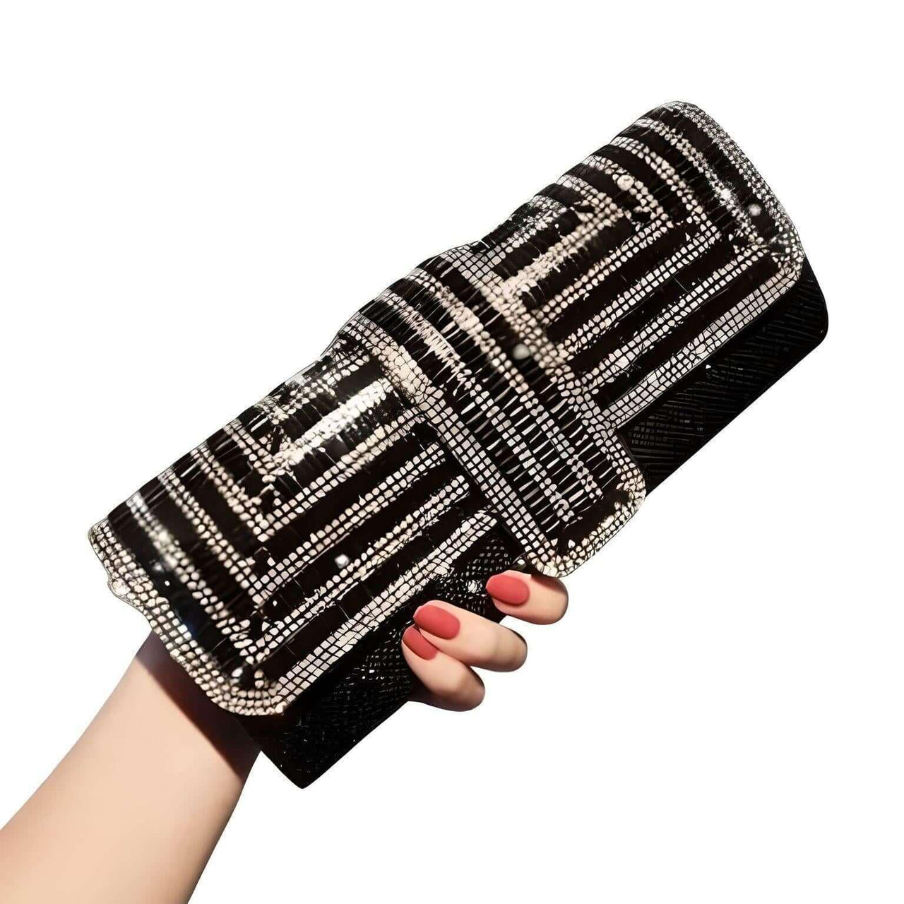 Women's Stunning Crystal Diamond Evening Clutch -, Clutch , Drestiny , Australia, Black, Canada, Clutches, Handbags, New Zealand, Purses, Silver, United Kingdom, United States , Drestiny , www.shopdrestiny.com