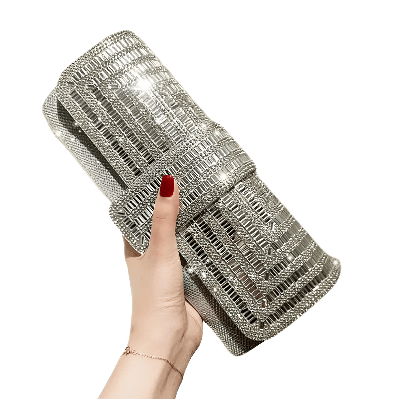 Women's Stunning Crystal Diamond Evening Clutch -, Clutch , Drestiny , Australia, Black, Canada, Clutches, Handbags, New Zealand, Purses, Silver, United Kingdom, United States , Drestiny , www.shopdrestiny.com