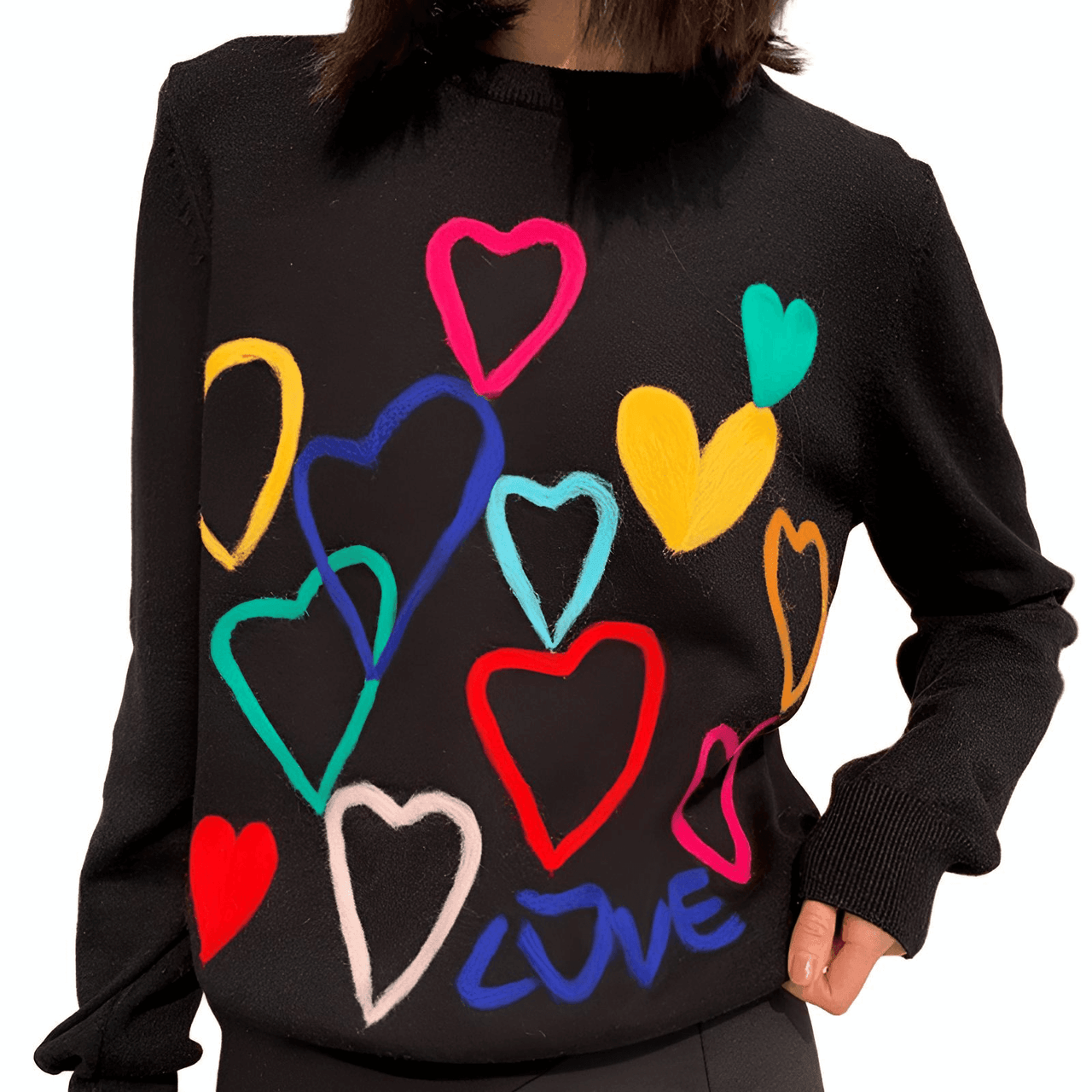 Women's Unity Love Sweater -, Sweaters , Drestiny , Australia, Beige, Black, Canada, New Zealand, One Size, Pullovers, Sweaters, Sweatshirts, United Kingdom, United States , Drestiny , www.shopdrestiny.com