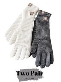 Thumbnail for Shop Now & Get Free Shipping + We'll Pay The Tax! These elegant touchscreen gloves are great for using touch screens and for cold weather. Stylish and warm.