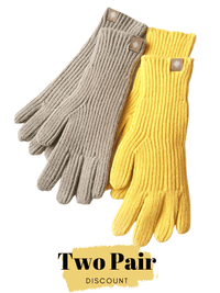 Thumbnail for Shop Now & Get Free Shipping + We'll Pay The Tax! These elegant touchscreen gloves are great for using touch screens and for cold weather. Stylish and warm.