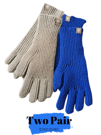 Thumbnail for Shop Now & Get Free Shipping + We'll Pay The Tax! These elegant touchscreen gloves are great for using touch screens and for cold weather. Stylish and warm.