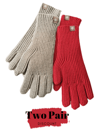 Thumbnail for Shop Now & Get Free Shipping + We'll Pay The Tax! These elegant touchscreen gloves are great for using touch screens and for cold weather. Stylish and warm.