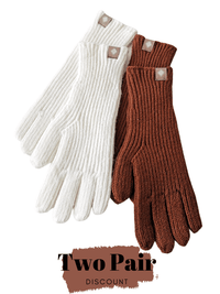 Thumbnail for Shop Now & Get Free Shipping + We'll Pay The Tax! These elegant touchscreen gloves are great for using touch screens and for cold weather. Stylish and warm.