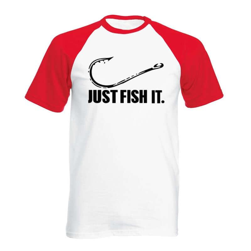 Men's Just Fish It T-Shirt -, T-Shirts , Drestiny , Australia, Black, Canada, Casual Shirts, FR, Gender_Men, Green, Grey, L, M, New Zealand, Red, S, Short Sleeves, T-Shirts, United Kingdom, United States, White, XL, XXL , Drestiny , www.shopdrestiny.com