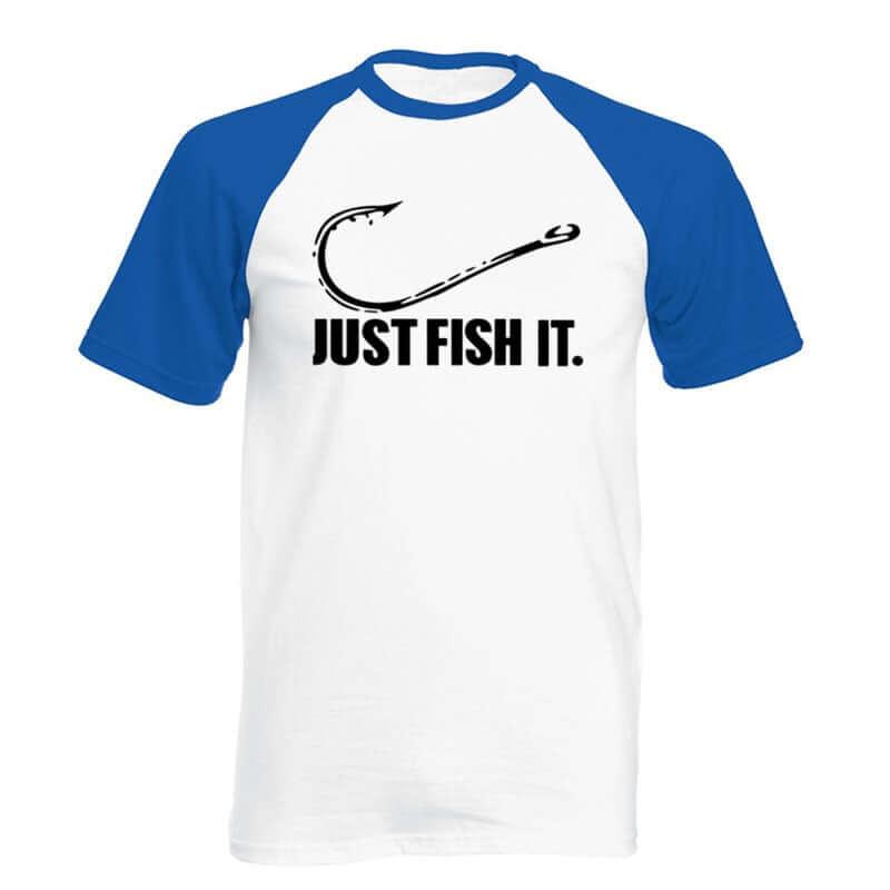 Men's Just Fish It T-Shirt -, T-Shirts , Drestiny , Australia, Black, Canada, Casual Shirts, FR, Gender_Men, Green, Grey, L, M, New Zealand, Red, S, Short Sleeves, T-Shirts, United Kingdom, United States, White, XL, XXL , Drestiny , www.shopdrestiny.com