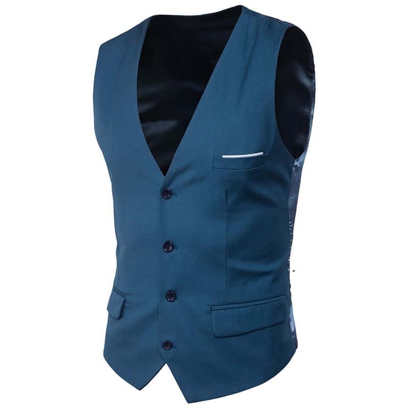 Slim Fit Sleeveless Suit Vest -, Vests , Drestiny , 4XL, 5XL, 6XL, Australia, Black, Canada, Dark Blue, Dark Grey, Dodger Blue, FR, L, Light Blue, Light Grey, M, Medium Violet Red, Navy, New Zealand, Purple, Red, S, United Kingdom, United States, Vests, XL, XXL, XXXL , Drestiny , www.shopdrestiny.com