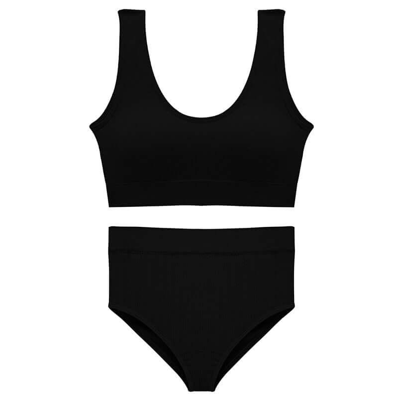 Sexy Seamless Bra + High Waist Panties Set -, Bra Sets , Drestiny , Australia, Black, Bra & Underwear Sets, Bras, Canada, Dark Red, Gender_Women, L, Light Blue, M, New Zealand, Nude, S, United Kingdom, United States, White, XL , Drestiny , www.shopdrestiny.com