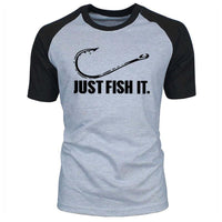 Thumbnail for Men's Just Fish It T-Shirt -, T-Shirts , Drestiny , Australia, Black, Canada, Casual Shirts, FR, Gender_Men, Green, Grey, L, M, New Zealand, Red, S, Short Sleeves, T-Shirts, United Kingdom, United States, White, XL, XXL , Drestiny , www.shopdrestiny.com