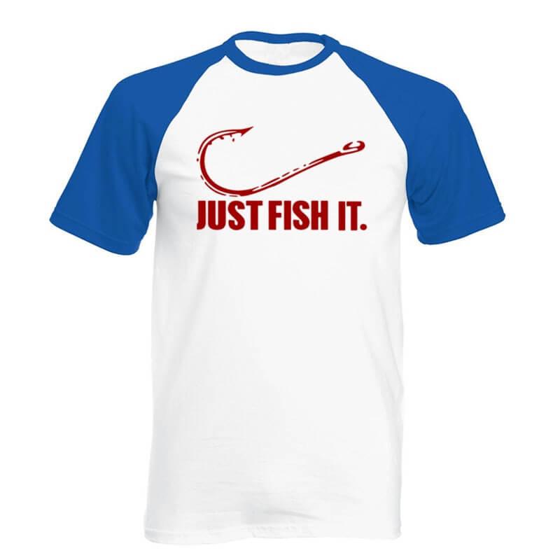 Men's Just Fish It T-Shirt -, T-Shirts , Drestiny , Australia, Black, Canada, Casual Shirts, FR, Gender_Men, Green, Grey, L, M, New Zealand, Red, S, Short Sleeves, T-Shirts, United Kingdom, United States, White, XL, XXL , Drestiny , www.shopdrestiny.com