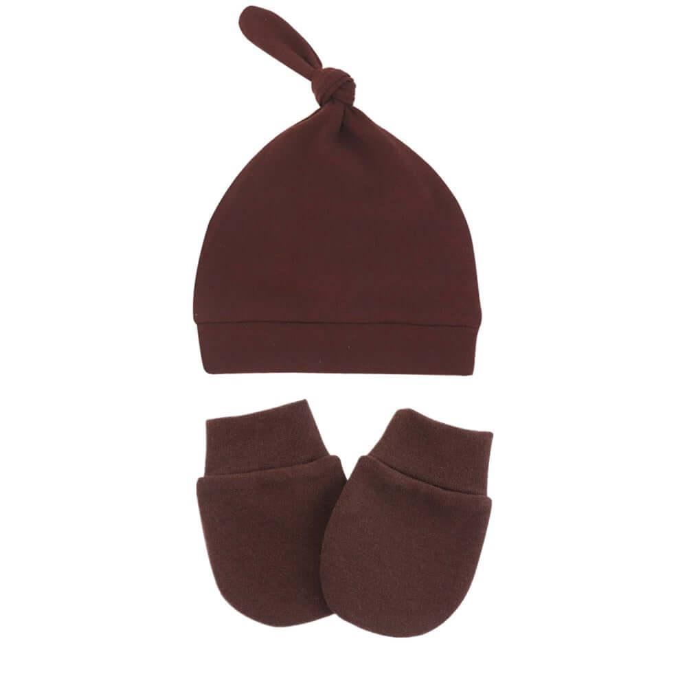 Anti Scratching Cotton Mittens + Hat Set -, Baby & Toddler Gloves & Mittens , Drestiny , Australia, Black, Boys, Brown, Canada, Dark Blue, Dark Grey, Girls, Grey, Hats, Mittens, Navy, New Zealand, Pink, Red, Sets, United Kingdom, United States, White , Drestiny , www.shopdrestiny.com