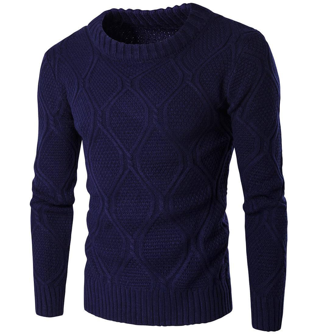 Men's Casual Pullover Sweater -, Sweaters , Drestiny , Australia, Beige, Black, Canada, Dark Blue, Dark Red, L, M, Navy, New Zealand, Pullovers, S, Sweaters, United Kingdom, United States, XL, XXL , Drestiny , www.shopdrestiny.com