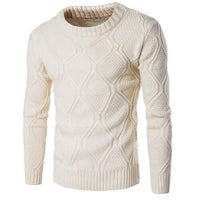 Thumbnail for Men's Casual Pullover Sweater -, Sweaters , Drestiny , Australia, Beige, Black, Canada, Dark Blue, Dark Red, L, M, Navy, New Zealand, Pullovers, S, Sweaters, United Kingdom, United States, XL, XXL , Drestiny , www.shopdrestiny.com