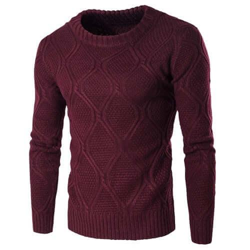 Men's Casual Pullover Sweater -, Sweaters , Drestiny , Australia, Beige, Black, Canada, Dark Blue, Dark Red, L, M, Navy, New Zealand, Pullovers, S, Sweaters, United Kingdom, United States, XL, XXL , Drestiny , www.shopdrestiny.com