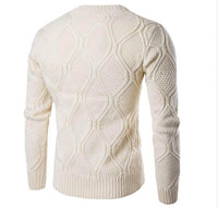 Thumbnail for Men's Casual Pullover Sweater -, Sweaters , Drestiny , Australia, Beige, Black, Canada, Dark Blue, Dark Red, L, M, Navy, New Zealand, Pullovers, S, Sweaters, United Kingdom, United States, XL, XXL , Drestiny , www.shopdrestiny.com