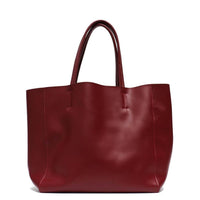 Thumbnail for Women's Large Capacity Real Leather Classic Tote Bag -, Handbags , Drestiny , Australia, Black, Blue, Brown, FR, Green, Grey, Handbags, Light Blue, Light Green, Pink, Purses, Tan, United Kingdom, United States, Wine Red, Yellow , Drestiny , www.shopdrestiny.com