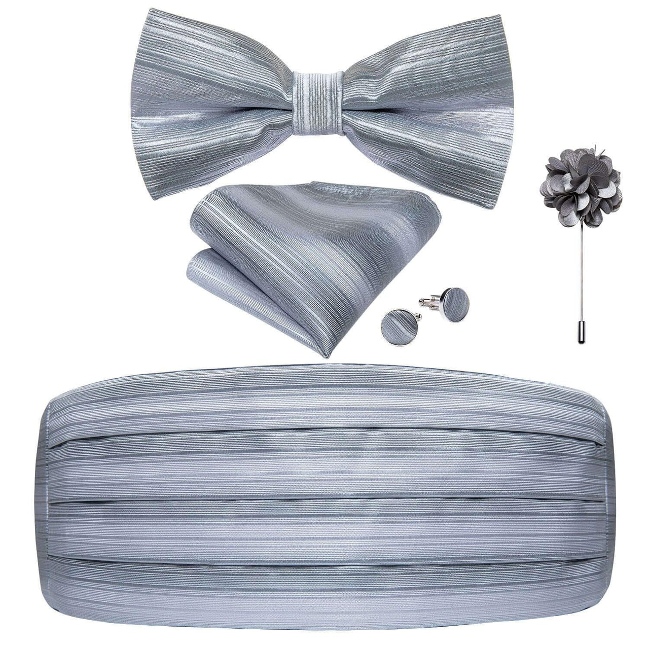 Men's Cummerbunds Bow Tie Brooch Set -, Neckties , Drestiny , Australia, Bow Ties, Canada, Cufflinks, Lapel Pins, New Zealand, Pocket Squares, Sets, Tie Sets, United Kingdom, United States , Drestiny , www.shopdrestiny.com