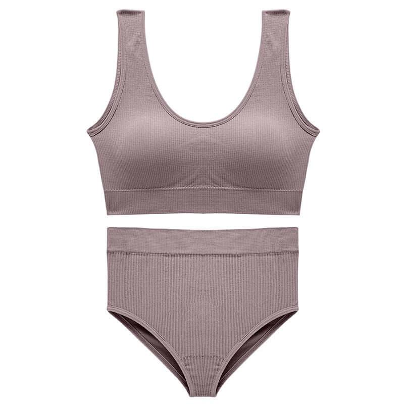 Sexy Seamless Bra + High Waist Panties Set -, Bra Sets , Drestiny , Australia, Black, Bra & Underwear Sets, Bras, Canada, Dark Red, Gender_Women, L, Light Blue, M, New Zealand, Nude, S, United Kingdom, United States, White, XL , Drestiny , www.shopdrestiny.com