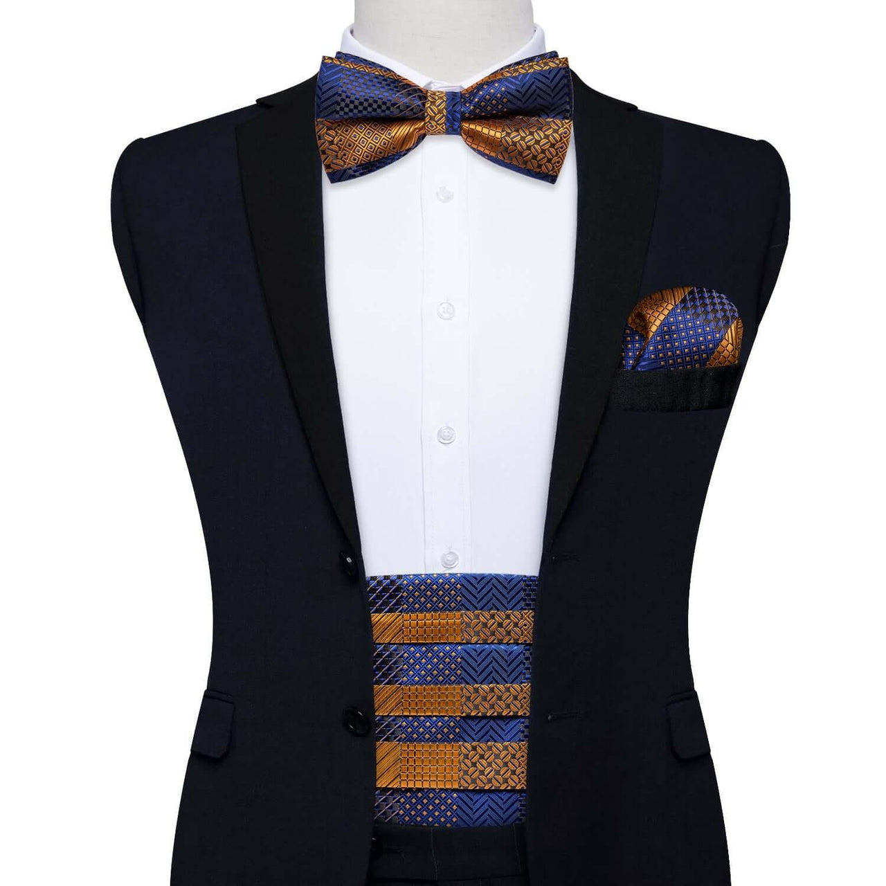 Men's Cummerbunds Bow Tie Brooch Set -, Neckties , Drestiny , Australia, Bow Ties, Canada, Cufflinks, Lapel Pins, New Zealand, Pocket Squares, Sets, Tie Sets, United Kingdom, United States , Drestiny , www.shopdrestiny.com