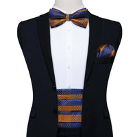 Thumbnail for Men's Cummerbunds Bow Tie Brooch Set -, Neckties , Drestiny , Australia, Bow Ties, Canada, Cufflinks, Lapel Pins, New Zealand, Pocket Squares, Sets, Tie Sets, United Kingdom, United States , Drestiny , www.shopdrestiny.com