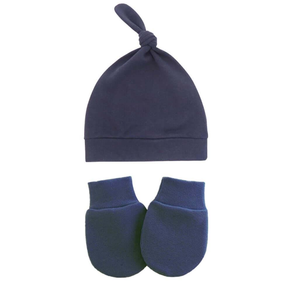 Anti Scratching Cotton Mittens + Hat Set -, Baby & Toddler Gloves & Mittens , Drestiny , Australia, Black, Boys, Brown, Canada, Dark Blue, Dark Grey, Girls, Grey, Hats, Mittens, Navy, New Zealand, Pink, Red, Sets, United Kingdom, United States, White , Drestiny , www.shopdrestiny.com