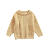 Thumbnail for Kid's Knit Pullover Sweater - In 15 Colors! -, Sweaters , Drestiny , 12M, 18M, 24M, 3T, 4T, 5T, Army Green, Australia, Beige, Black, Blue, Boys, Brown, Canada, Dark Khaki, Dark Red, Girls, Green, Grey, Khaki, Light Green, Light Purple, New Zealand, Pink, Pullovers, Purple, Sky Blue, Sweaters, TD, United Kingdom, United States, White, Yellow , Drestiny , www.shopdrestiny.com