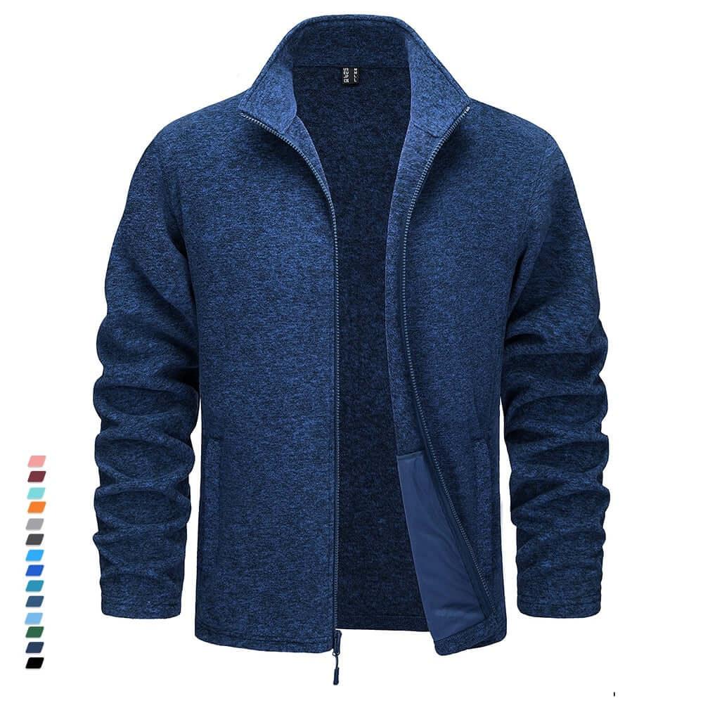 Lightweight Full Zip Fleece Jackets For Men - In 16 Colors! -, Jacket , Drestiny , 4XL, Army Green, Australia, Beige, Black, Dark Blue, Dark Green, Dark Grey, FR, Grey Blue, Jackets, L, Light Blue, Light Grey, M, Mid Blue, Peacock Blue, Pink, Sea Blue, United Kingdom, United States, Water Blue, Wine Red, XL, XXL, XXXL, Yellow , Drestiny , www.shopdrestiny.com