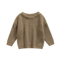 Thumbnail for Kid's Knit Pullover Sweater - In 15 Colors! -, Sweaters , Drestiny , 12M, 18M, 24M, 3T, 4T, 5T, Army Green, Australia, Beige, Black, Blue, Boys, Brown, Canada, Dark Khaki, Dark Red, Girls, Green, Grey, Khaki, Light Green, Light Purple, New Zealand, Pink, Pullovers, Purple, Sky Blue, Sweaters, TD, United Kingdom, United States, White, Yellow , Drestiny , www.shopdrestiny.com