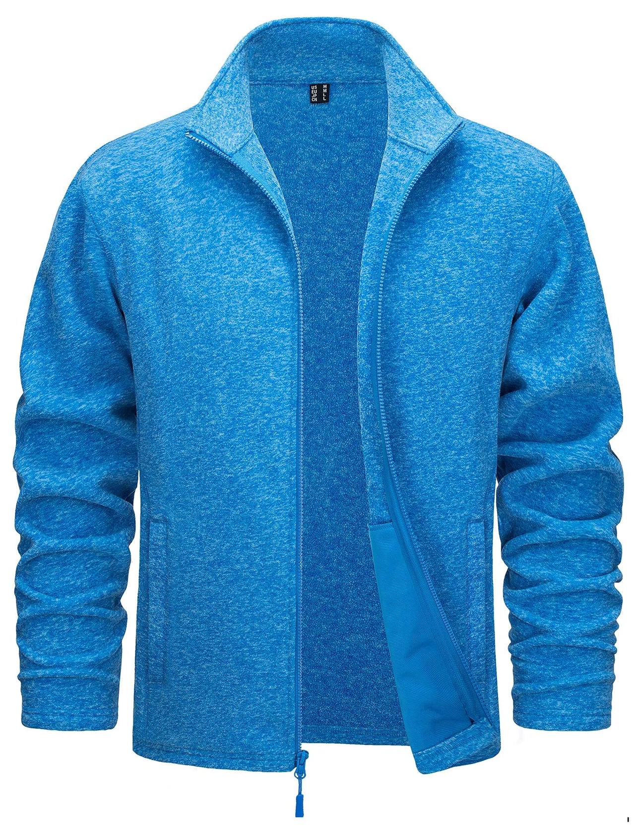 Men's Lightweight Full Zip Fleece Jackets - In 16 Colors! -, Jacket , Drestiny , 4XL, Army Green, Australia, Beige, Black, Dark Blue, Dark Green, Dark Grey, Grey Blue, Jackets, L, Light Blue, Light Grey, M, Mid Blue, Peacock Blue, Pink, Sea Blue, United Kingdom, United States, Water Blue, Wine Red, XL, XXL, XXXL, Yellow , Drestiny , www.shopdrestiny.com