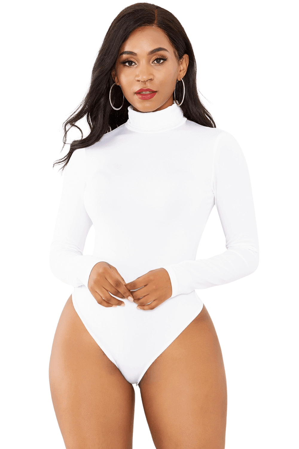 Women's Long Sleeve Turtleneck Bodysuit -, Bodysuits , Drestiny , Australia, Black, Blue, Bodysuits, Canada, Dark Blue, Dark Olive Green, Dark Red, FR, L, Light Green, Long Sleeves, M, New Zealand, Purple, Red, Rosy Brown, S, Turtlenecks, United Kingdom, United States, Violet Red, White, XL , Drestiny , www.shopdrestiny.com