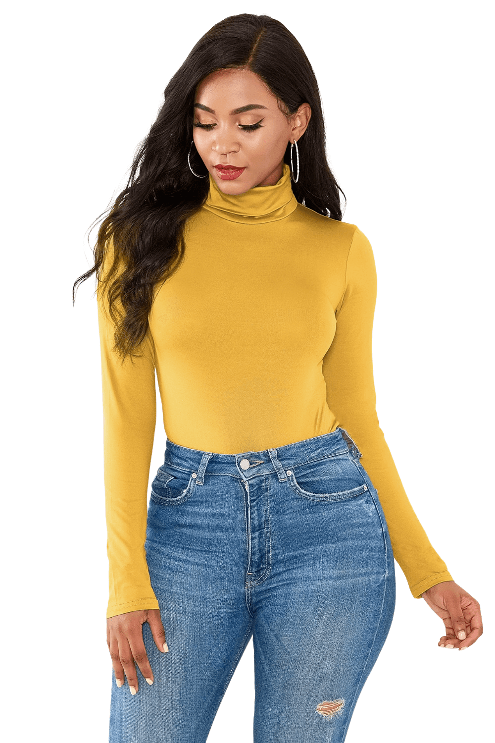 Women's Long Sleeve Turtleneck Bodysuit -, Bodysuits , Drestiny , Australia, Black, Blue, Bodysuits, Canada, Dark Blue, Dark Olive Green, Dark Red, FR, L, Light Green, Long Sleeves, M, New Zealand, Purple, Red, Rosy Brown, S, Turtlenecks, United Kingdom, United States, Violet Red, White, XL , Drestiny , www.shopdrestiny.com