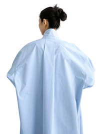 Thumbnail for Women's Long Side Split Lapel Blouse -, Blouse , Drestiny , Australia, Black, Blouses, Casual Shirts, Dress Shirts, FR, Long Sleeves, New Zealand, Sky Blue, United Kingdom, United States, White , Drestiny , www.shopdrestiny.com