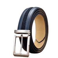 Thumbnail for Men's High Quality Genuine Leather + Canvas Belt -, Belts , Drestiny , Australia, Belts, Black, Brown, Canada, Dark Blue, Dark Brown, FR, Gender_Men, New Zealand, United Kingdom, United States , Drestiny , www.shopdrestiny.com