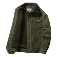 Thumbnail for Men Rugged Corduroy & Fleece Jacket -, Jacket , Drestiny , 4XL, 5XL, 6XL, Australia, Brown, Canada, Coats, Dark Green, Grey, Jackets, Khaki, L, M, New Zealand, United Kingdom, United States, XL, XXL, XXXL , Drestiny , www.shopdrestiny.com