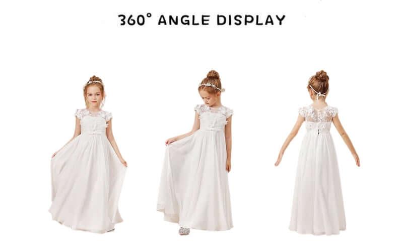 Flower Girl Dresses Applique Sleeveless -, Wedding & Bridal Party Dresses , Drestiny , Australia, Canada, Dresses, Flower Girl Dresses, Girls, Ivory, New Zealand, Sleeveless, TD, United Kingdom, United States, White , Drestiny , www.shopdrestiny.com