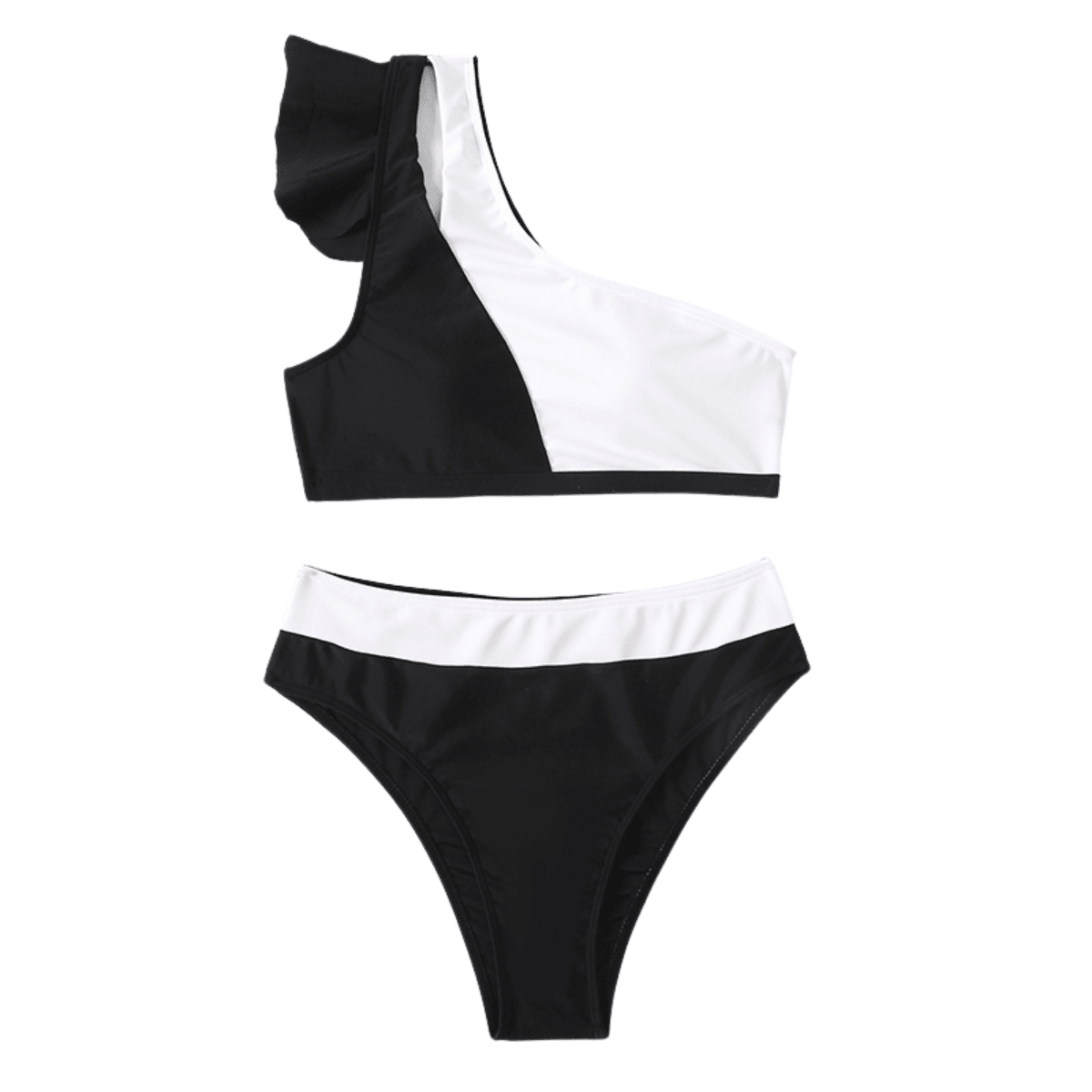 Women's Sexy One Shoulder High Waist Bikini -, Bikini , Drestiny , Australia, Bikinis, Black, Canada, FR, Khaki, L, M, New Zealand, One Shoulder, Red, S, United Kingdom, United States, White, XL , Drestiny , www.shopdrestiny.com