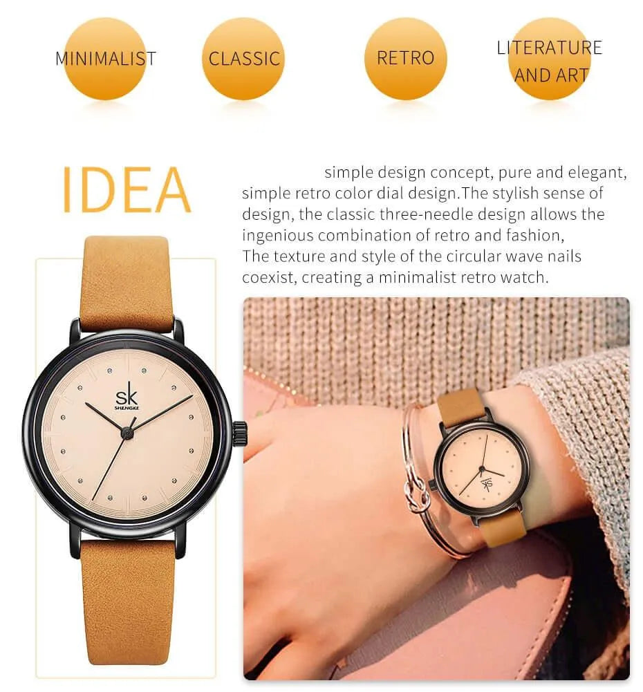 Chic & Simple Watch For Women -, Watches , Drestiny , Australia, Blue, Brown, Canada, Coffee, FR, Gender_Women, Grey, New Zealand, United Kingdom, United States, Watches , Drestiny , www.shopdrestiny.com