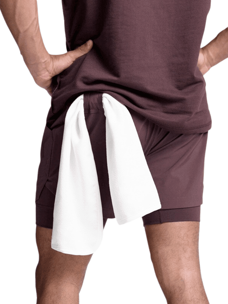 Men's Double-Deck Sport Shorts -, Shorts , Drestiny , Australia, Black, Brown, Canada, Dark Blue, Dark Grey, Gender_Men, Khaki, L, M, Navy, New Zealand, S, Shorts, United Kingdom, United States, White, XL, XXL , Drestiny , www.shopdrestiny.com