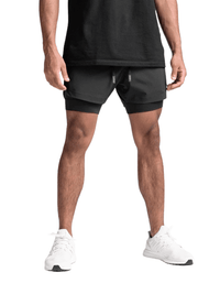 Thumbnail for Men's Double-Deck Sport Shorts -, Shorts , Drestiny , Australia, Black, Brown, Canada, Dark Blue, Dark Grey, Gender_Men, Khaki, L, M, Navy, New Zealand, S, Shorts, United Kingdom, United States, White, XL, XXL , Drestiny , www.shopdrestiny.com