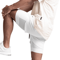 Thumbnail for Men's Double-Deck Sport Shorts -, Shorts , Drestiny , Australia, Black, Brown, Canada, Dark Blue, Dark Grey, Gender_Men, Khaki, L, M, Navy, New Zealand, S, Shorts, United Kingdom, United States, White, XL, XXL , Drestiny , www.shopdrestiny.com