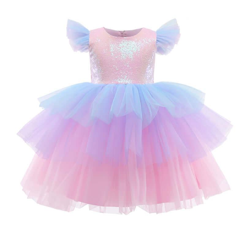 Girls Formal Princess Dress - Perfect for Birthdays! -, Dresses , Drestiny , 10T, 4T, 5T, 6T, 7T, 8T, 9T, Australia, Girls, Knee Length Dresses, New Zealand, Pink, Purple, TD, United Kingdom, United States , Drestiny , www.shopdrestiny.com